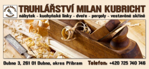 Milan Kubricht - zakázková výroba, nábytek, kuchyňské linky, vestavěné skříně, truhlářství Příbram